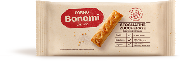 Sugar Topped Puff Pastry Bakery Sweets Forno Bonomi